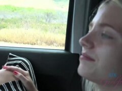 Bikini, Prstění, Exhibicionisti, Přítelkyně, Orgasmus, Venku, Na veřejnosti, Kouření