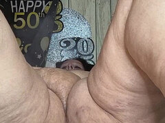 Damn She's so Red From Fucking That Red Dildo Head