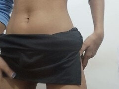 Teen desi_girl23 strips down for you to check out her pink pussy