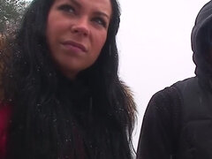 フェラチオ, 茶髪の, 中出し, アウトドア, 公共, ヤリマン