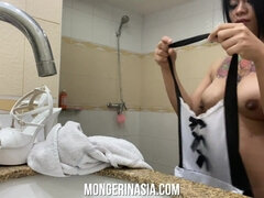 Big Titted Thai Maid Creampied At Work - Asian