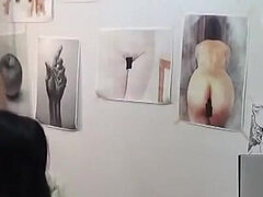 Slender Mature Lady Who Volunteered as a Nude Model