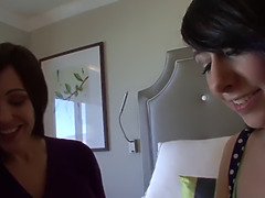 Søt, Hotell, Lesbisk, Slikking, Mamma, Fitte, Stemor, Tenåring