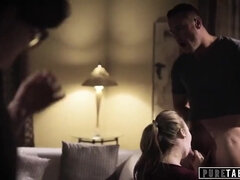 In den arsch, Tussi, Blasen, Braunhaarige, Hardcore, Pornostars, Flotter dreier