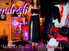 Halloween Costume Cosplay Ep 12 & 16 Morticias Try On & Backstage (free Version)
