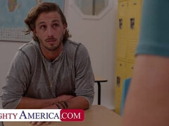 Blondinka, Obrazno, Samozadovoljevanje, Milf, Orgazem, Dokolenke, Učitelj, Joške