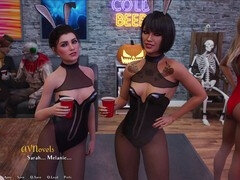 Steamy adventures in adult visual novel game with big titted babes and stunning gameplay