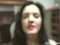 デカチン, ブロンド, チェコ, Hd, 妊娠, 公共, ストッキング, スインガー