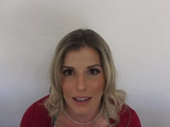 큰 가슴, 금발의, 오랄섹스, 입에 사정, 사정 샷, 얼굴에, 셀카, 계모