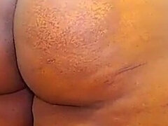 Amatoriale, Bella grossa formosa, Nero, Lingerie, Solo