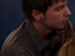 Freckled Ginger Babe Rides A Big Rod