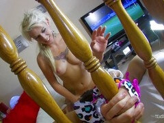 Anal, Stor rumpe, Kukk suging, Fingring, Fransk, Milf, Mamma, Tattovering