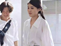 Asiatica, Pompino, Cinese, Schizzo di sborra, Masturbazione, Matura, Maestra, Terzetto