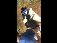 Rumpa, Stor kuk, Svart, Ebenholts, Hemmagjord, Enorm