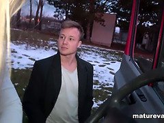 Obciąganie, Samochód, Puma, Dojrzałe, Chudy, Trójkąt