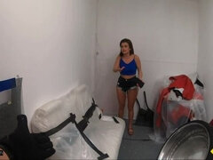 Braunhaarige, Auto, Hundestellung, Hd, Natürlichen titten, Pov, Realität, Kurzes haar