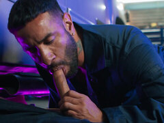 Mateo Zagal and Dom King have sex next to the vehicle