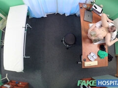 Watch MILA MILAN's tight pussy get stretched by a hard doctor's dick