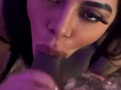 Curvy Ebony Sucking BBC