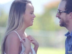 18 éves, Szőke, Maszti, Szabadban, Tini, Játékszerek