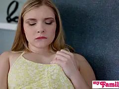 Horny Harlow West Puts her Ass in Birthday Cake Has Stepbro Lick it Off