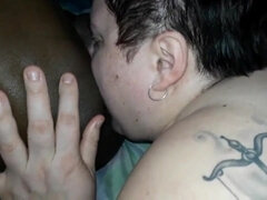 Sucking His Big Black Balls Licking His Arsehole