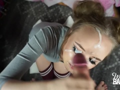 Blasen, Schwanz, Aufs gesicht abspritzen, Hd, Selbstgemacht, Pov, Jungendliche (18+), Titten