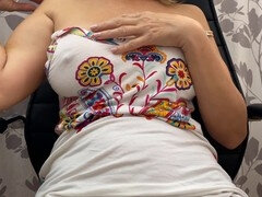 コンドーム, フェムドム, 手コキする, マッサージ, オナニー, 淫乱熟女, 乳首, オーガズム