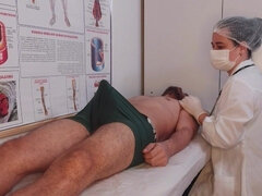 Nurse Has Her First Patient With An Erection!