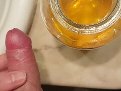 Peeing in a Jar to Show off All My Golden Yellow Liquid because One of You Asked Me to