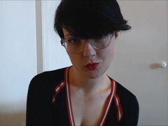 Nana, Gros seins, Sucer une bite, Plantureuse, Seins naturels, Pov, Solo, Nénés