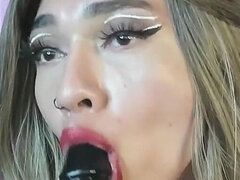 Liveshow Sissy Gives You a Sloopy Blowjob