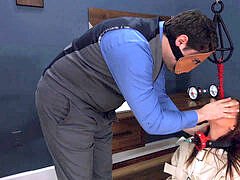 Anal, Bondage, Médecin, Extrême, Humiliation, Douleur, Lécher le sphincter, Claque