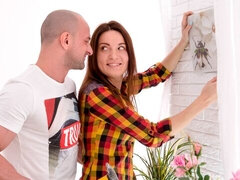 In den arsch, Blasen, Braunhaarige, Hundestellung, Hardcore, Lecken, Muschi, Dürr