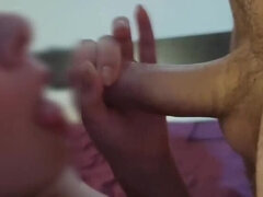 Hardcore Sex with Redhot Fox - Cum in Mouth & on Tummy - Big Natural Tits Teen Fingering