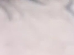 CLOSEUP: I make him put on latex gloves, rub my clit and finger my pussy