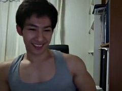 Asiatique, Tir de sperme, Homosexuelle, Coréenne, Masturbation, Solo