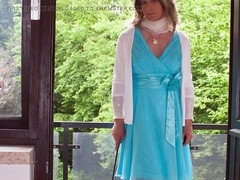 Stříkání spermatu, Německé, Spodní prádlo, Nylonové, Venku, Shemale, Sólo, Punčochy