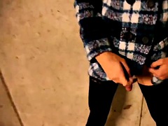 Amateur, Mamada, Fetichismo travestista, Gay, Al aire libre, Público