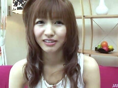 Asian sweetie Kotone Aisaki entices her man to give her oral sex and repays him the same way