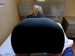 Grosser arsch, Grosse titten, Blondine, Milf, Mutti, Pov