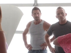 Grosser arsch, Schwanz, Fetisch, Gruppe, Hd, Orgie, Rau, Taboo