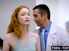 Cumizás, Hd, Iroda, Vöröshajú, Visítozás, Vékony, Tini, Begyek