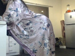 Musta, Kotitekoinen, Alusvaatteet, Vanhempi, Luonnolliset tissit, Soolo, Nettikamerta