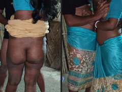 Desi Bhabhi in Hot Saree Fucks Lover at Midnight - Semadarling