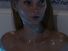 My Stepbrother 's Wife #51 - John 's cock slapped Jennifer 's face.mp4