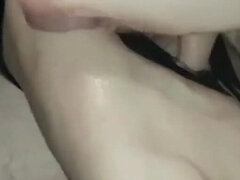 Enthousiasteling, Stel, Sperma shot, Voeten, Voeten fetish, Hakken, Huisgemaakt, Gezichtspunt