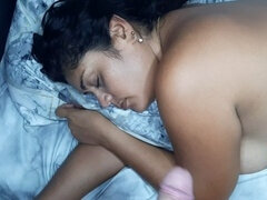 Leie, Grosser schwanz, Blasen, Braunhaarige, Selbstgemacht, Milf, Mutti, Ablutschen