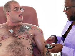 Hairy straight fooled by black MD