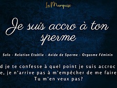 French Audio Porn RPG - Im Addicted To Your Cum
